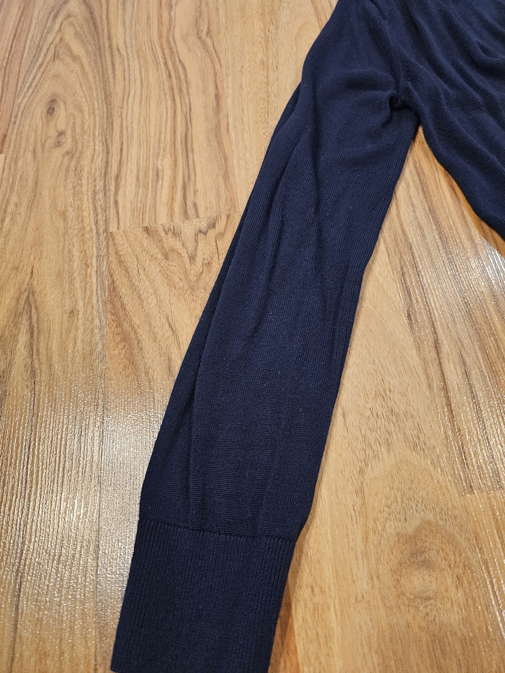 Banana Republic Navy Rayon Wrap Style Sweater Women's Small - Picture 10 of 15